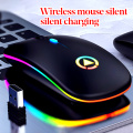 Backlight Laptop Mouse USB Rechargeable Wireless Silent Colorful LED Mice Optical Ergonomic Gaming Mouse Computer