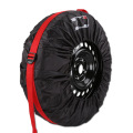 4Pcs/Lot Car Spare Tire Cover Case Polyester Auto Wheel Tires Storage Bags Vehicle Tyre Accessories Dust-proof Protector