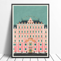 Home Decor Nordic Wall Art Painting Grand Budapest Hotel Vintage Classic Movie HD Print Posters Modular Picture Canvas Bedroom