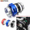 EPMAN HD Exhaust V-band Clamp w Flange System Assembly For 3.5" 89mm Radiator Hose Intake Turbocharger Pipe EPSS89KB