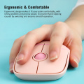 FD E680 2.4G Wireless Mouse Super Cute Cartoon Ergonomic design Mice With 20cm Cartoon Animal Pattern Mouse Pad for Office