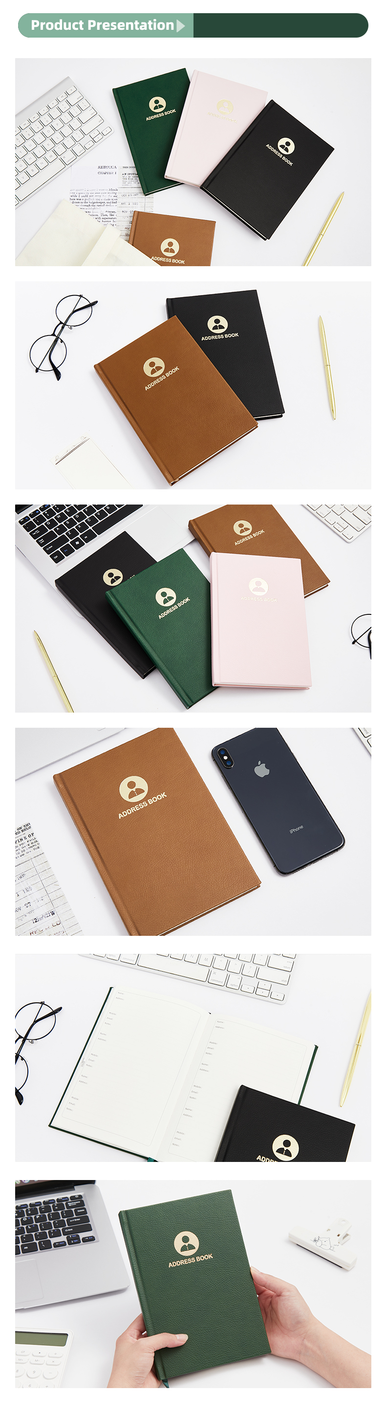 Pu cover Address notebook13