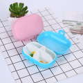 Portable 4 Grid Plastic Medicine Box Splitters Organizer Medicine Organizer Holder Container Tablet Pill Box Case Medicine Case