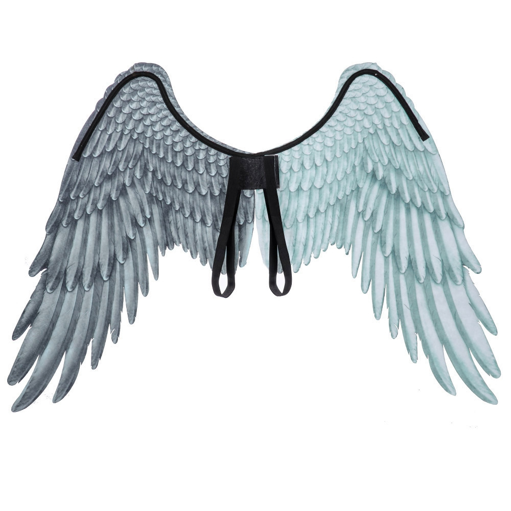 8 Styles Adult Kids 3D Bird Feather Wing Halloween Cosplay Angel Demon Wings Festival Carnival Costume Prop Paper Box Packaging