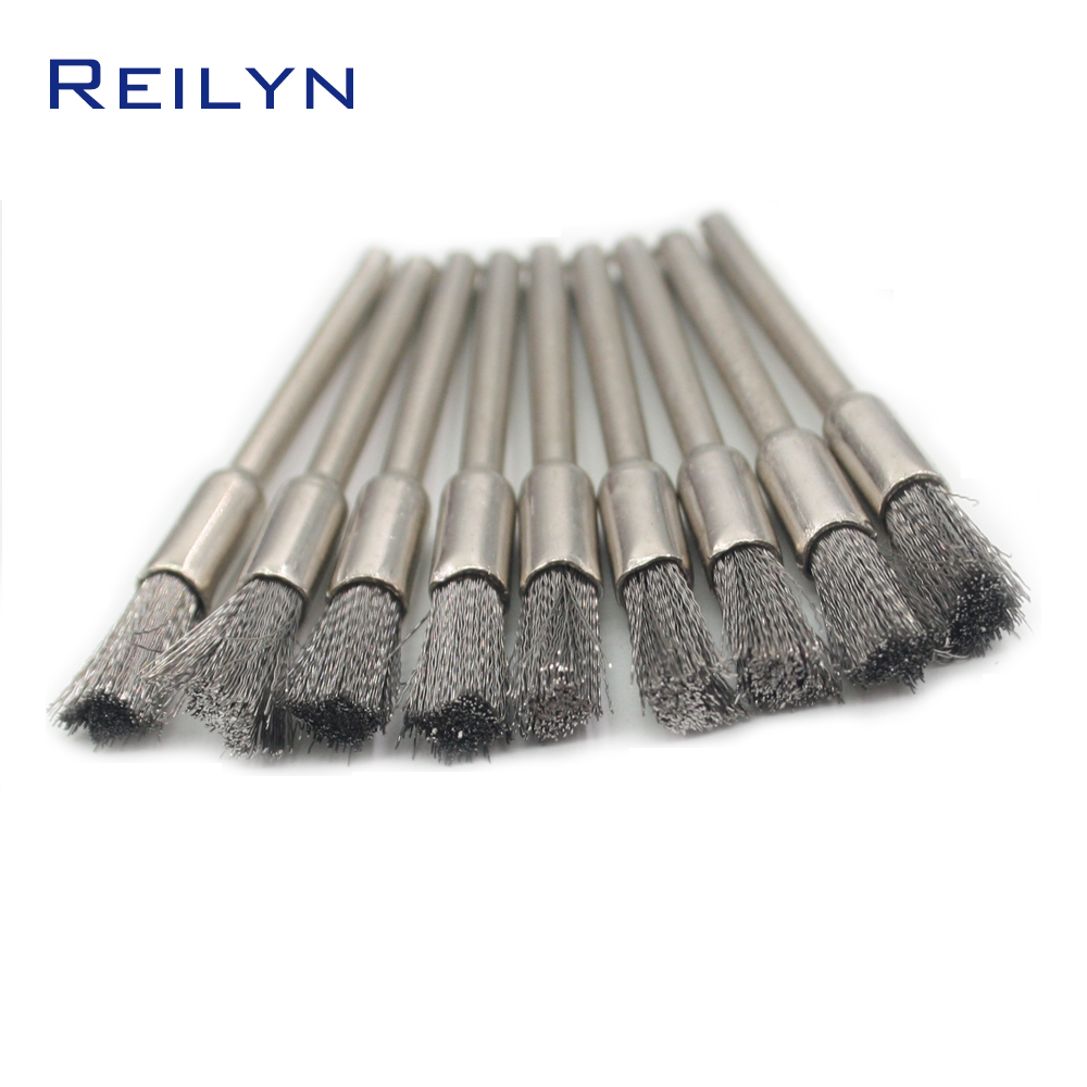 6pcs Stainless steel wire brush metal wire brush roller rust removal wood working bits abrasive/polishing bits accessory