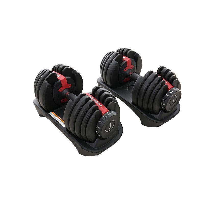 Hot Sale ! Free DHL Shipping ! Weight Adjustable Dumbbell 5-52.5lbs Fitness Workouts Dumbbells Tone Your Strength Muscles LWT