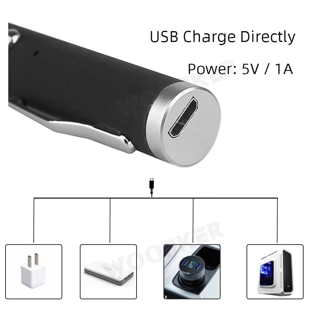 Portable Small Laser Pointer Pen 5mW Lasers Light Dot Laser Sight for Teaching Presentation Green / Red