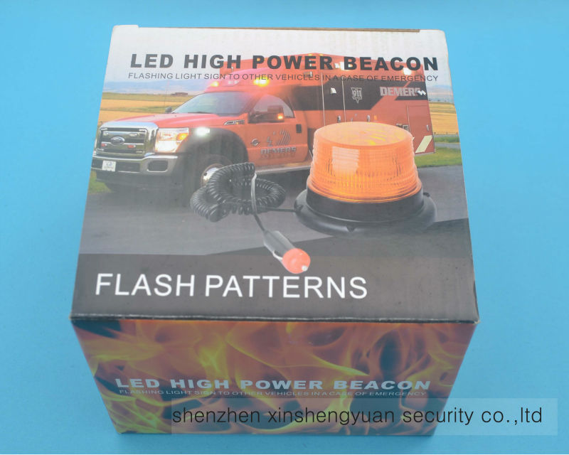 Hot DC12V24V Car Truck Magnetic Warning flash beacon Strobe Emergency light Police lights lamp Amber