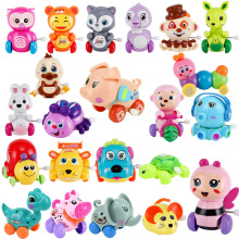 Kid toys Clockwork wind up jouet enfant baby toys Wind up toy collection giraffe car pig Octopus panda dinosaur animal chain