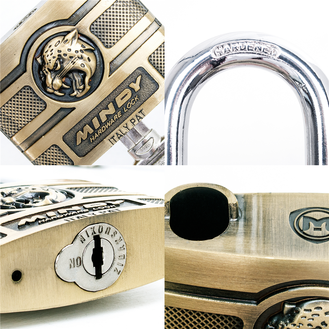APL 60mm Hardened Keyed Hardware Padlock with 4 Special Keys for School Gym Locker, Sports Locker, Fence, Toolbox, Gate, Case