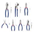 WORKPRO 7PC Electrician Pliers Wire Cable Cutter Plier Set Plumbing Plier Long Nose Plier