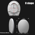 Universal Toilet Seat Cover Plate Slow Down Toilet Seats Lid U-shape V-shape O-shape Thickened Vintage Toilet Seat Accessories