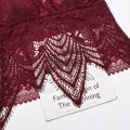 Women Lace Crop Top Sexy Chest Pad Summer Crop Tops Sexy Gathered Push Up Women Camisole Tank Tops