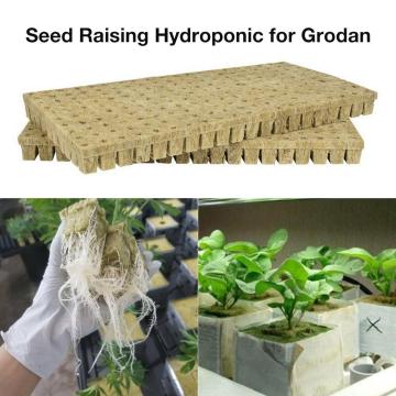 Rock Wool Cubes Compress Base Ventilative Hydroponic Grow Rockwool Cubes Soilless Cultivation Garden Supplie 100pcs