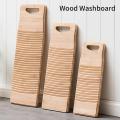 Wood Washboard Portable Scrubboard for Laundry Thicken Washing Laundry Board Clothes Cleaning Tools Antislip Laundry Accessories