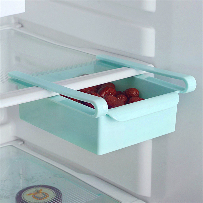 1Pcs Refrigerator Storage Drawer Household Kitchen Storage Rack Food Organizer Box For Save Refrigerator Space Kitchen Supplies