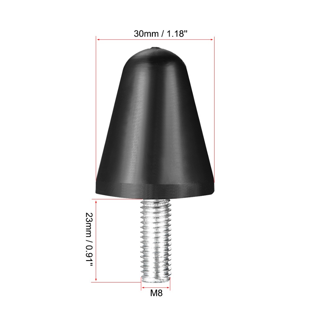 UXCELL 1Pcs Dual Side or Conical Rubber Mounts Vibration Isolators Shock Absorber with Threaded Studs Fasteners Dowel Hardware