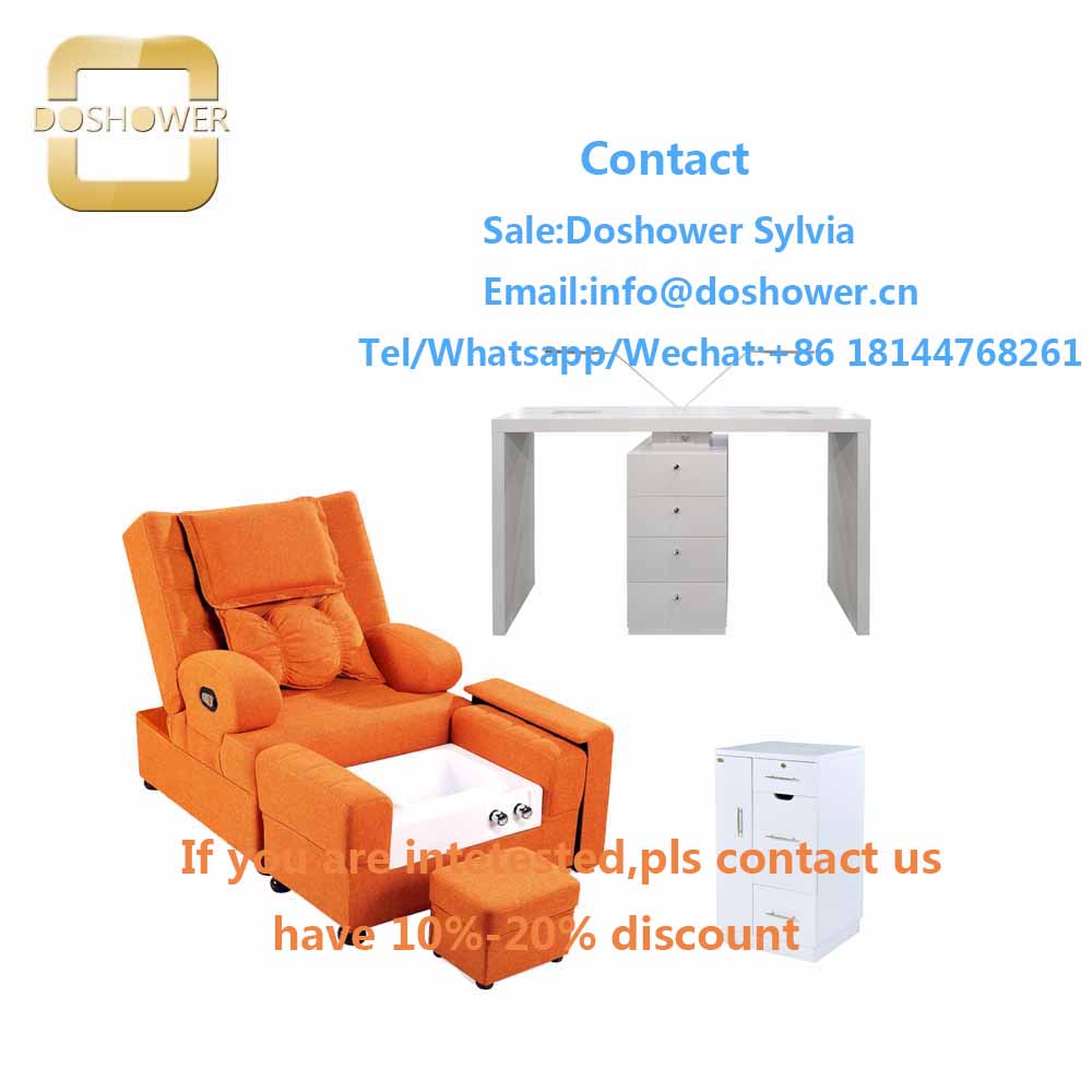 Recliner chair sofa with foot spa bath massager for spa chair pedicure sofa