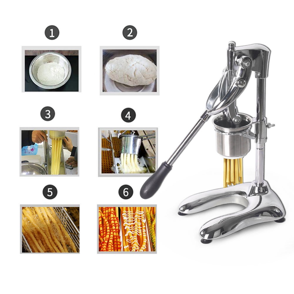 ITOP Commercial Long 30cm Potato Ships Squeezers Machine French Manual Fries Cutters American Fried Potato Chip