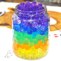 100pcs/bag Crystal Soil Mud Hydrogel Gel Kids Children Toy Water Beads Growing Up Water Balls Wedding Home Potted Decoration