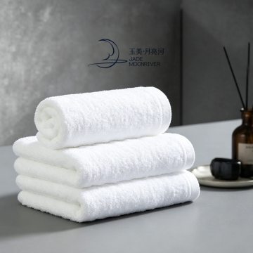 Daily Use Eco Friendly White Face Towel