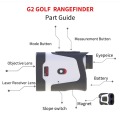 2024 New OLED red golf rangefinder