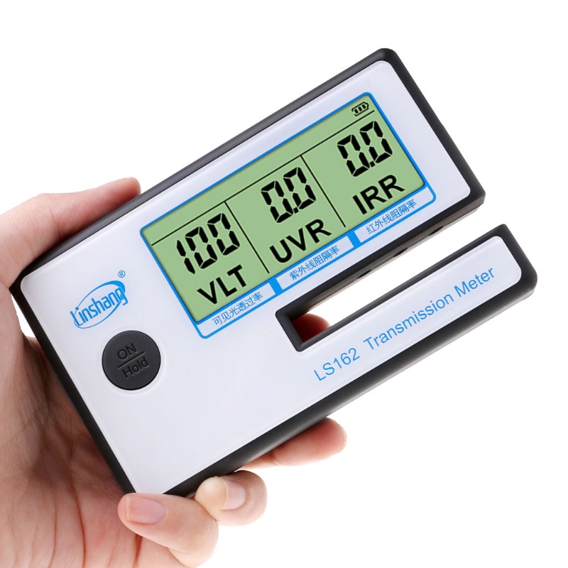 LS162 Window Tint Meter Solar Film Transmission Meter,Filmed Glass Tester ,VLT transmittance meter ,UV IR rejection meter