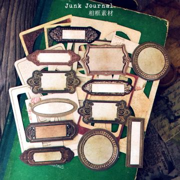 KSCRAFT Vintage Retro Paper Frames for Bullet Junk Journal DIY Scrapbooking Paper Craft