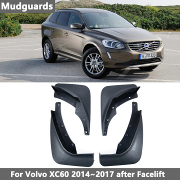 Car Fender Mud Flaps Mudguards For Volvo XC60 2014 2015 2016 2017 Splash Guards Flaps Mudflaps Exterior Car-Accessories-Goods