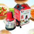 2.6L Meat Grinder Chopper Electric Automatic Mincing Machine Stainless Steel Vegetable Fruit Meat Cutter Blender Food Processor