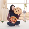 Simulation Pizza&Biscuit&Hamburger Plush Pillow Soft Cartoon Fast Food Bread&Hot Dog Stuffed Doll Sofa Chair Cushion Funny Gifts
