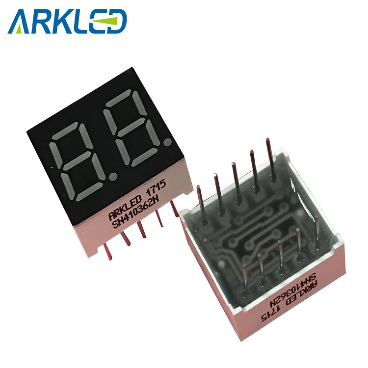 0.36 inch 2 digit led display pure green