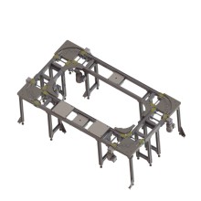 Pallet Conveyor System for Industrial Automated Production Line and Pallet Handling Solutions