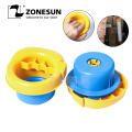 ZONESUN Hand Held Plastic Stretch Film Handle Manual Film Wrapping Tools PP Texture Reusable Film Wrapping Tools