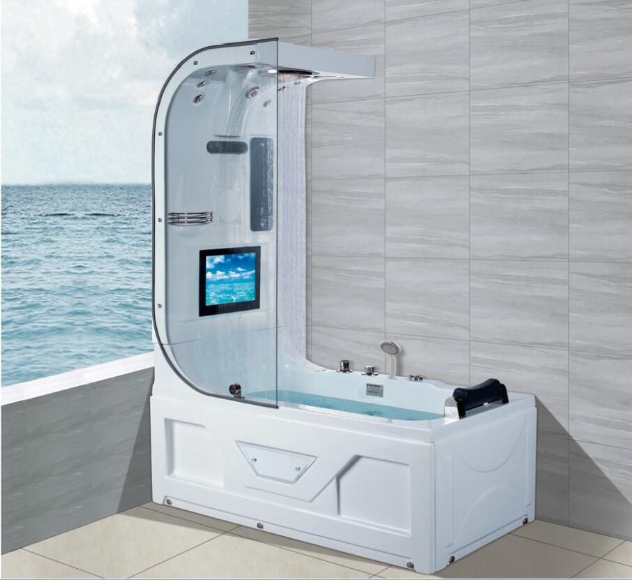 1600 luxury Whirlpool Bathtub Top Shower TV Surfing & Massage Indoor Tub NS3220