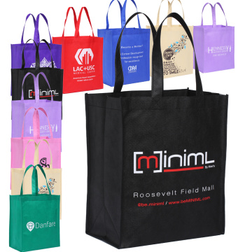 Wholesale Free Custom Non Woven Shopping Bag Polypropylene Promotional Bags Printing