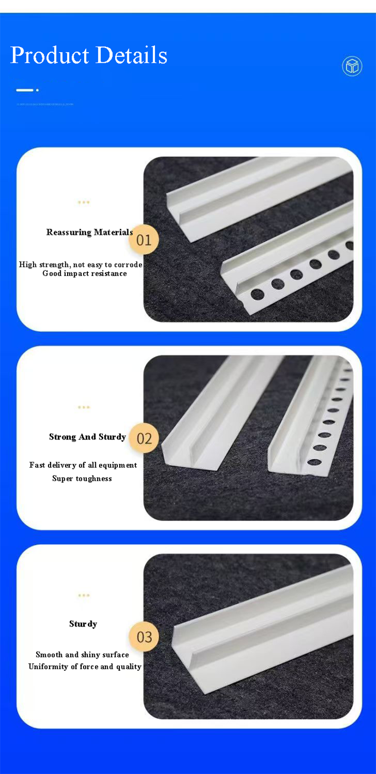 F Type PVC corner decorative strips