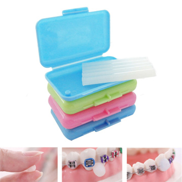 New 10Pcs Dental Orthodontics Ortho Wax Mint Mix Scent For Braces Bracket Gum IrritationTeeth Whitening Oral Hygiene Tool