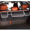 Adjustable Backseat Storage Bag Car Trunk Organizer High Capacity Multi-use Oxford Car Seat Back Organizers Automobile Interior