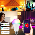 5W-20W WIFI Smart light Bulb E27 B22 RGB LED Smart lamp Dimmable Bluetooth Magic Bulb Compatible With Alexa Google Home Siri