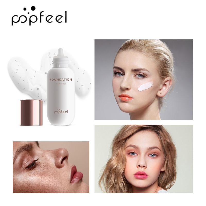 POPFEEL 30ml Concealer Makeup Face Foundation Color Changing Liquid Foundation Oil-control maquillaje Profesional Base Cream