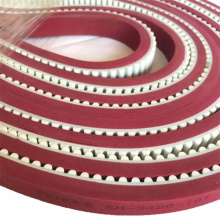 Special Shaped Industrial Timing Belt With Red Adhesive