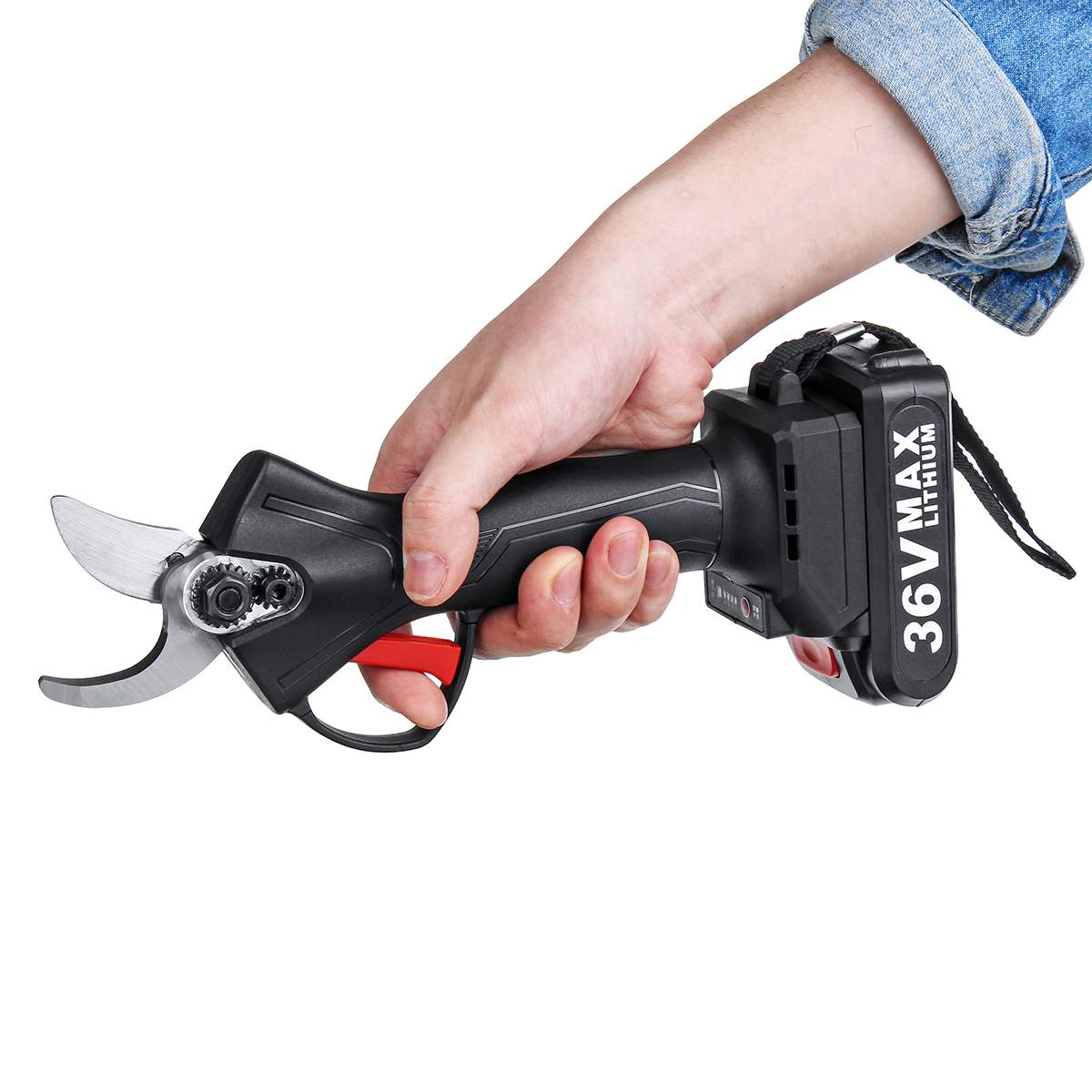 18000mAh Cordless Pruner 36V/88V Electric Pruning Shear Secateur with Lithium-ion Battery Garden Fruit Pruner Branch Cutter