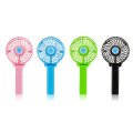 Portable Mini Hand Fan USB Rechargeable Foldable Handheld Fan Cooler 3 Speed Adjustable Cooling Fan for Outdoor Travel