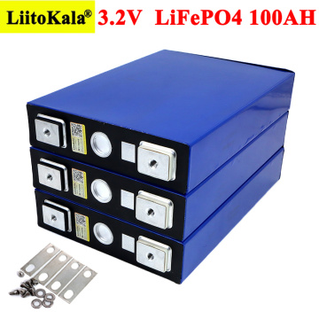 3.2V 100Ah Battery LiFePO4 Lithium phospha Large capacity DIY 12V 24V 48V 3C 300A Electric car RV Solar Energy storage system