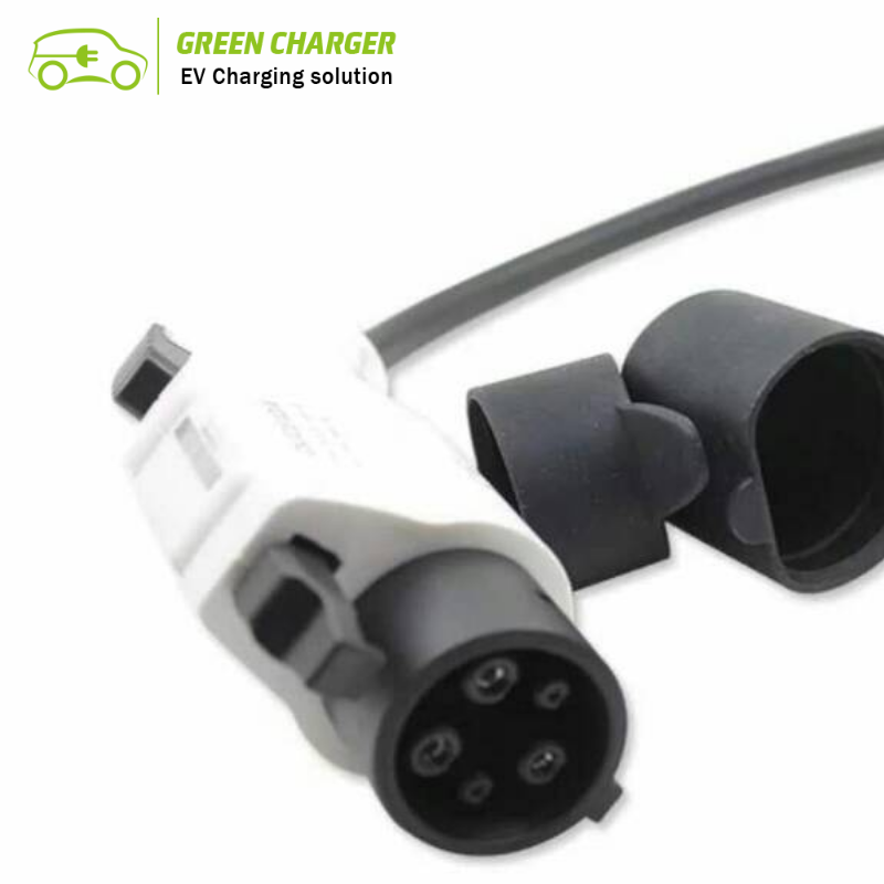 Duosida EV Adapter Type 2 Male Plug to J1772 Type1 Connector 16A 32A Electric Cars Vehicle Charging