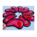 10 Pcs/set Golf Iron Covers Crystal PU Water-resistant Golf Club Head Cover for Irons Protector
