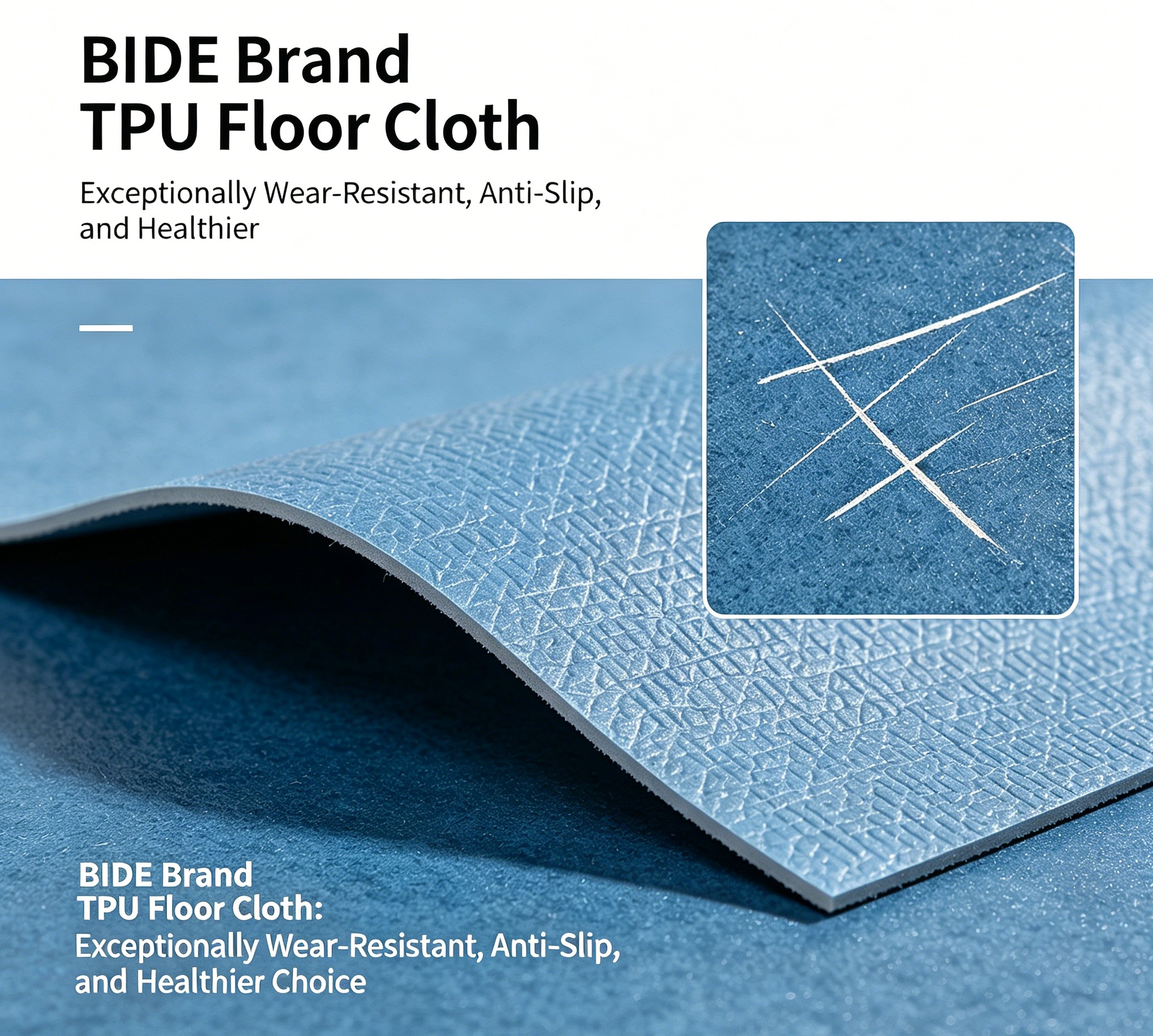 Bide TPU Flooring Highly Wear-Resistant, Slip-Proof, and Healthier3
