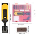 Laminate Repairing Kit Wax System Floor Worktop Sturdy Casing Chips Scratches Mending Tool Set Scratches Laminate Repairing Tool