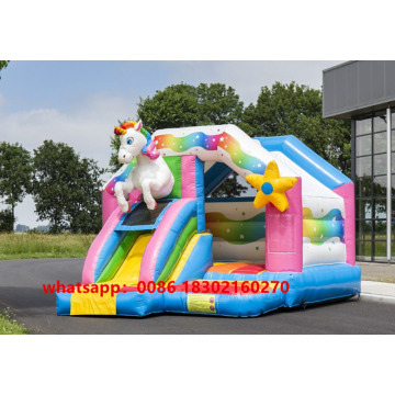 PVC inflatable Bouncy Castle Inflatable slide with Trampoline Inflatable Bouncer